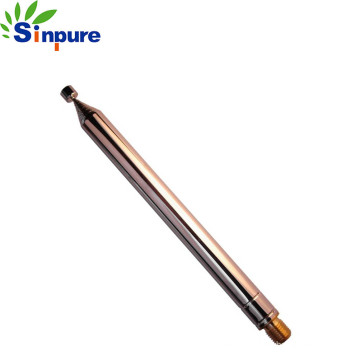 Factory Price Metal Gold Plated Telescopic Pole with Thread Part